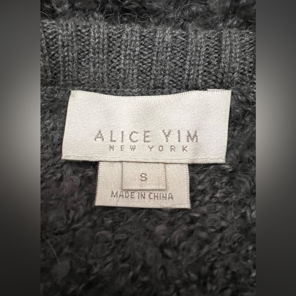 Alice Yim - Designer Luxury, mohair, lamb leather, dress or tunic, quality!  S - Picture 3 of 5